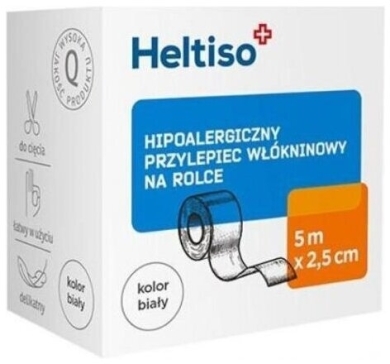 HELTISO Przylepiec włókninowy 5m x 2,5cm