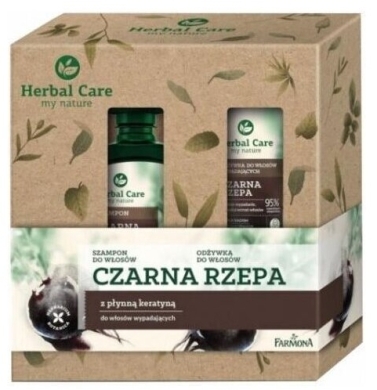 HERBAL CARE Czarna rzepa Szampon 330 ml + odżywka 200 ml