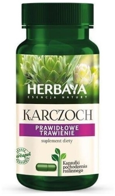 HERBAYA Karczoch prawidłowe trawienie 60 kapsułek
