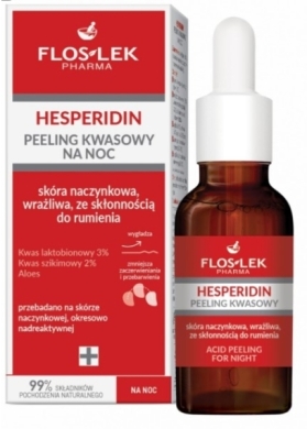 HESPERIDIN Peeling kwasowy na noc 30 ml
