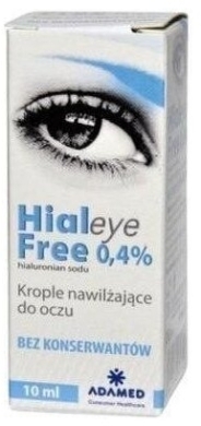 HIALEYE FREE 0,4% krople do oczu 10 ml