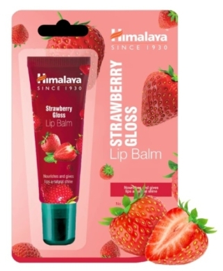 HIMALAYA Balsam do ust z błyszczykiem truskawkowy 10 g