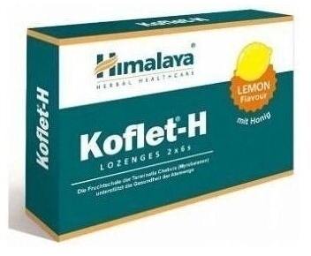 HIMALAYA Koflet-H smak cytrynowy 12 pastylek