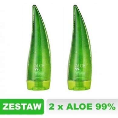HOLIKA HOLIKA ALOE 99% Żel wielofunkcyjny 250 ml Zestaw: 2x250 ml