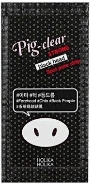 HOLIKA Pig Nose Clear Strong Black Head Spot Pore Strip Zestaw 3 plasterków do usuwania zaskórników