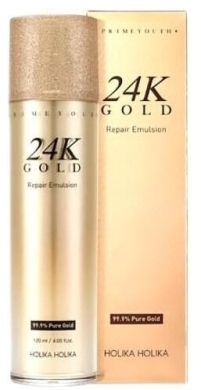 HOLIKA Prime Youth 24K Gold Repair Emulsion Nawilżająca emulsja do skóry dojrzałej 120ml