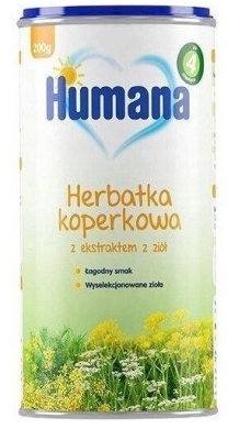 HUMANA Herbatka koperkowa z kminkiem granulat 200 g