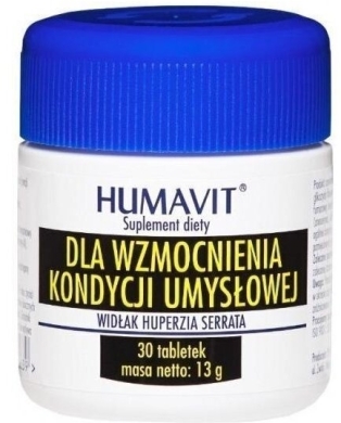 HUMAVIT Dla Wzmocnienia Kondycji Umysłowej 30 tabletek
