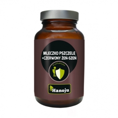 Hanoju Mleczko pszczele + żeń-szeń 90 kapsułek