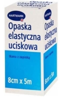 Hartman Opaska elastyczna uciskowa tkana z zapinką 8cm x 5m
