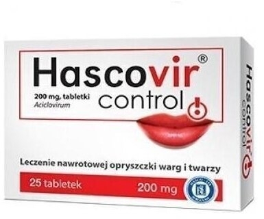 Hascovir Control 25 tabletek