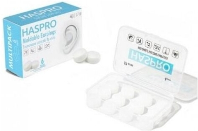 Haspro Moldable Zatyczki 6P transparentne