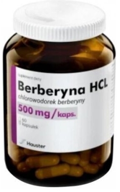 Hauster Berberyna 500 60 kapsułek (butelka)