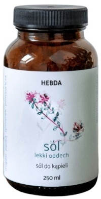 Hebda Sól do kąpieli "Lekki Oddech" 250 ml