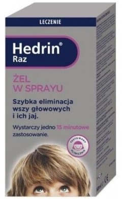 Hedrin Raz żel w sprayu 60 ml