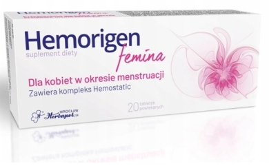 Hemorigen femina 20 tabletek