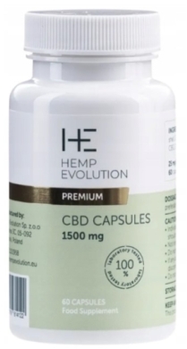 Hemp Evolution Premium 1500 mg 60 kapsułek