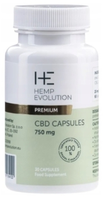 Hemp Evolution Premium 750 mg 60 kapsułek