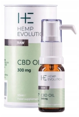 Hemp Evolution RAW olej 300 mg 10 ml