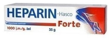Heparin Hasco Forte żel 1000 j.m./g 35 g