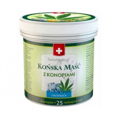 Herbamedicus Końska Maść Chłodząca z konopiami 500ml