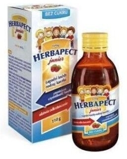 Herbapect junior bez cukru syrop 110 g