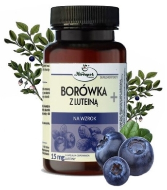 Herbapol borówka z luteiną + 90 kapsułek