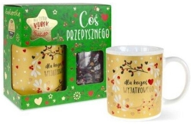 Herbatka czarna 50g plus kubek porcelanowy "DLA KOGOŚ WYJĄTKOWEGO"