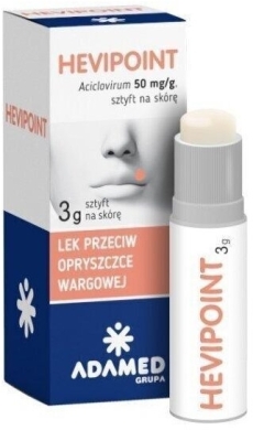 HeviPoint sztyft na opryszczkę 50 mg/g 1 sztuka