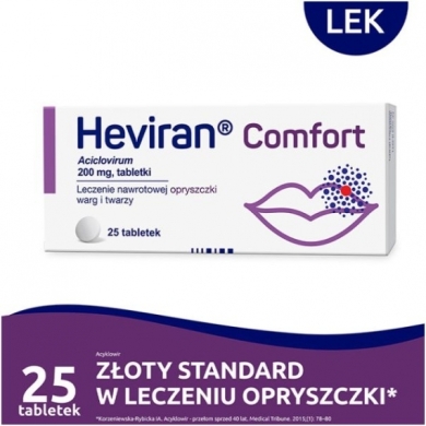 Heviran Comfort 0,2 g 25 tabletek