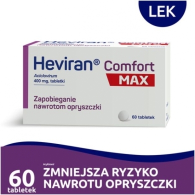 Heviran Comfort MAX 400 mg 60 tabletek
