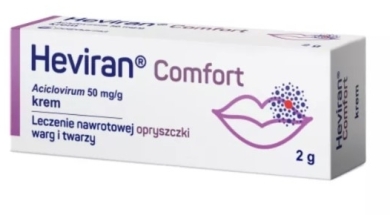 Heviran Comfort krem 50 mg/g 2 g