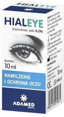 Hialeye 0,2% krople do oczu 10 ml