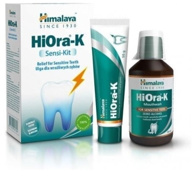 Himalaya HiOra-K Sensi Kit pasta 50 g + płyn 150 ml