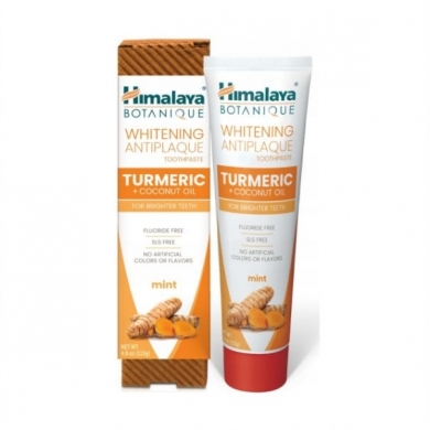 Himalaya Whitening Antiplaq wybielająca pasta do zębów z kurkumą i olejem kokosowym 113 g