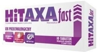 Hitaxa Fast 5 mg tabletki ulegające rozpadowi w jamie ustnej 10 sztuk