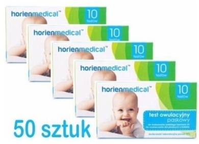 Horien Test owulacyjny paskowy 50 sztuk