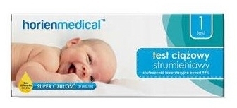 HorienMedical test ciążowy płytkowy 1 sztuka