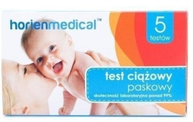 Horienmedical test ciążowy paskowy 5 sztuk