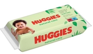 Huggies Natural Care chusteczki dla dzieci 56 sztuk