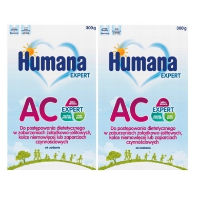 Humana AC proszek 300 g Wielopak x2