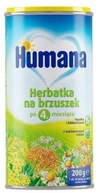 Humana Herbatka Na Brzuszek Granulowana Po 4 miesiącu 200g