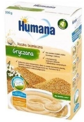 Humana Kaszka bezmleczna gryczana 200 g