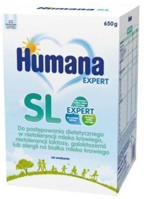 Humana SL  bezmleczny preparat sojowy proszek 650 g