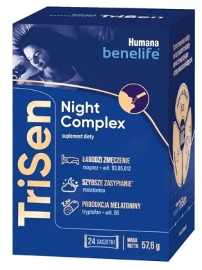 Humana benelife TriSen Night Complex 24 saszetek