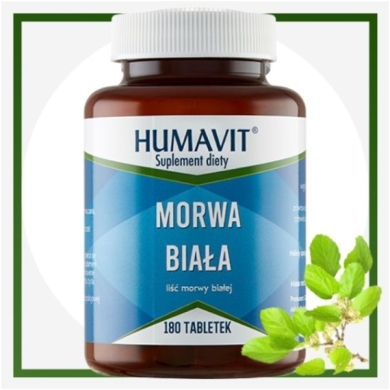 Humavit Morwa Biała 180 tabletek