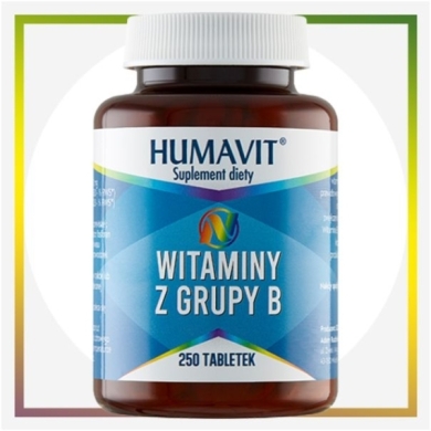 Humavit N Witaminy z grupy B 250 tabletek