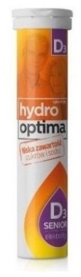 HydroOptima Senior D3 20 tabletek musujących