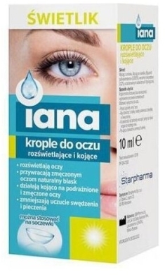 IANA ŚWIETLIK Krople do oczu 10ml