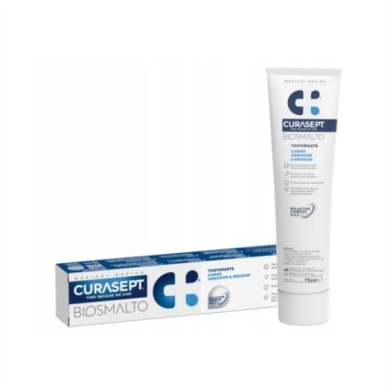 INDENT CURASEPT BIOSMALTO Pasta przeciw próchnicy erozji abrazji 75 ml